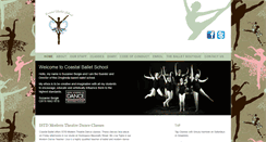 Desktop Screenshot of coastalballetschool.com